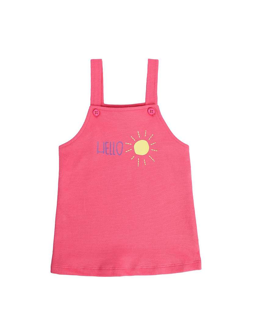 kids printed dungarees with t-shirt - 21187009 -  Standard Image - 3