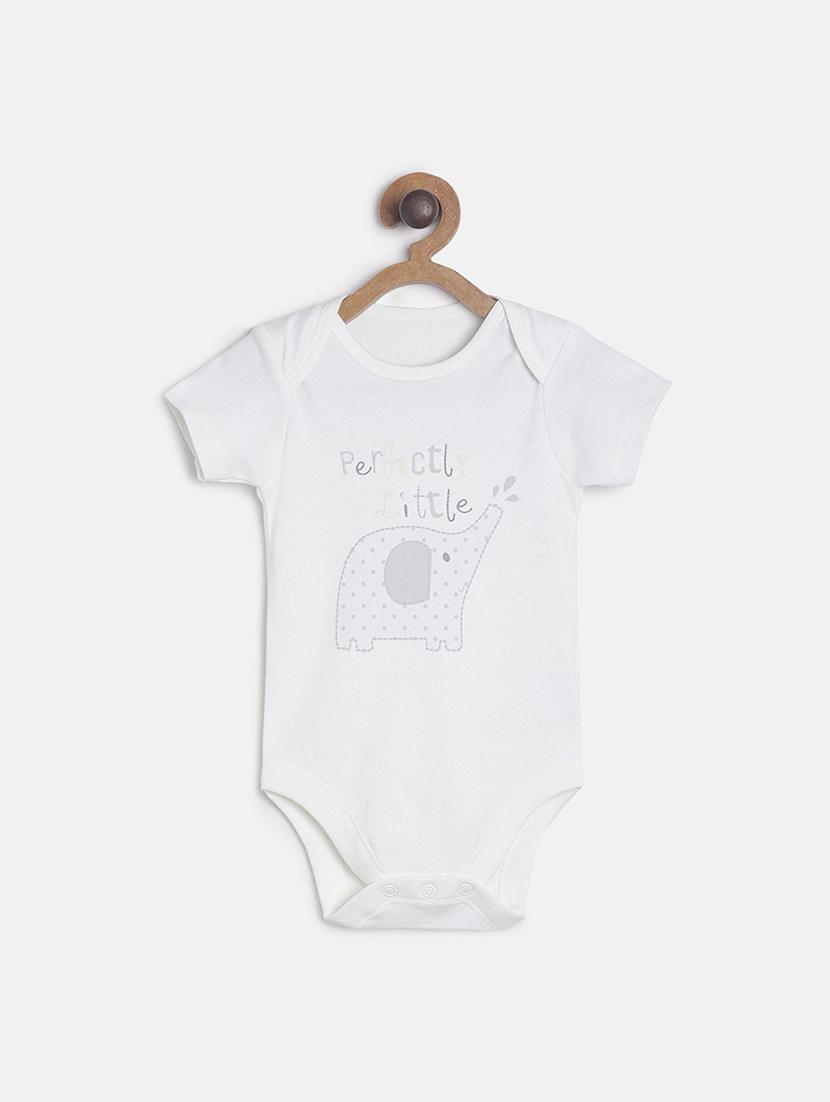 kids round neck solid onesies and rompers set - 21187204 - Standard Image - 3