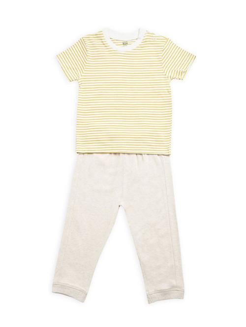 boys round neck stripes printed full length set - 21187547 - Standard Image - 0