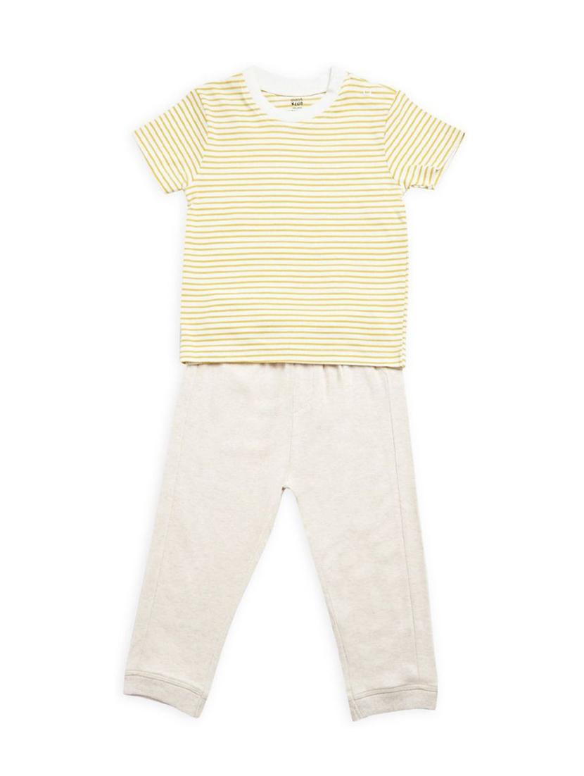 boys round neck stripes printed full length set - 21187547 - Zoom Image - 0