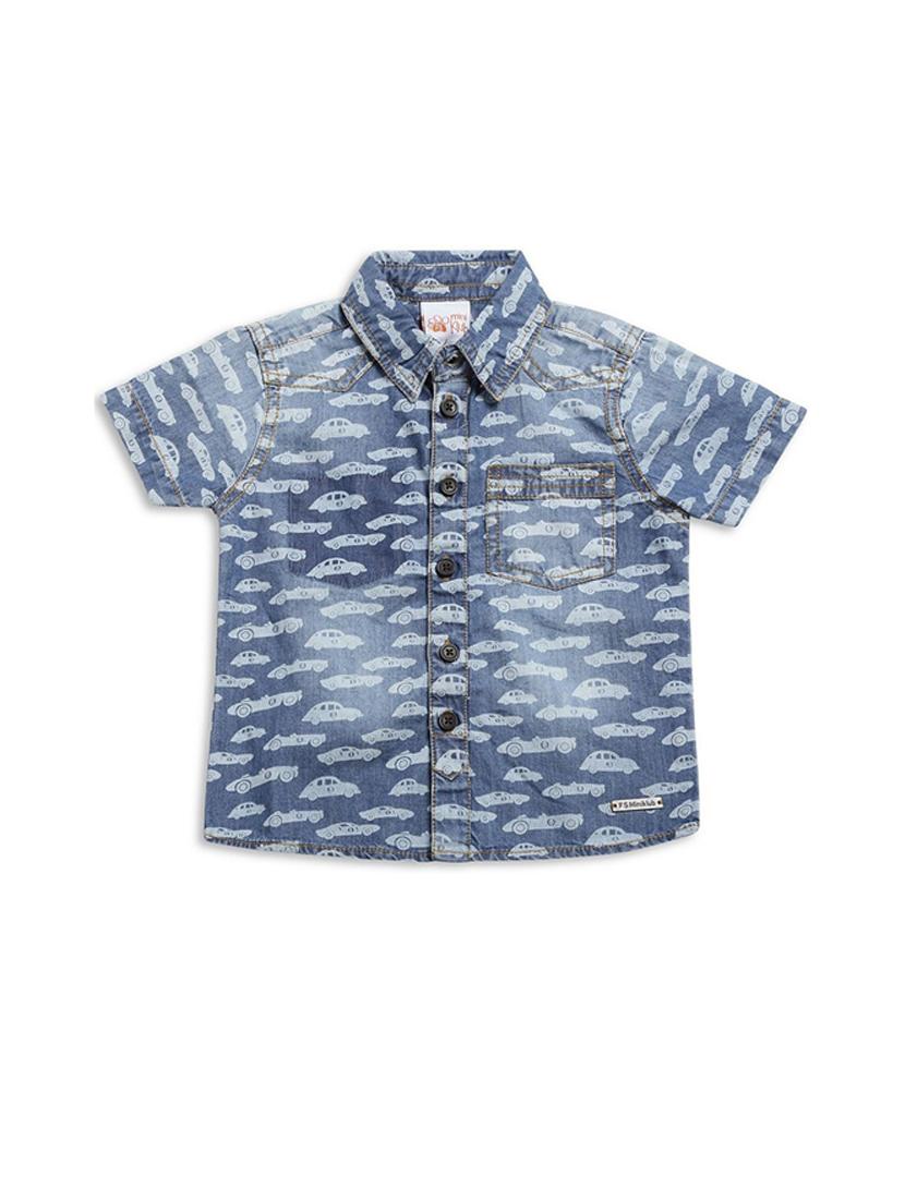 kids printed cotton shirt - 21188107 -  Zoom Image - 0
