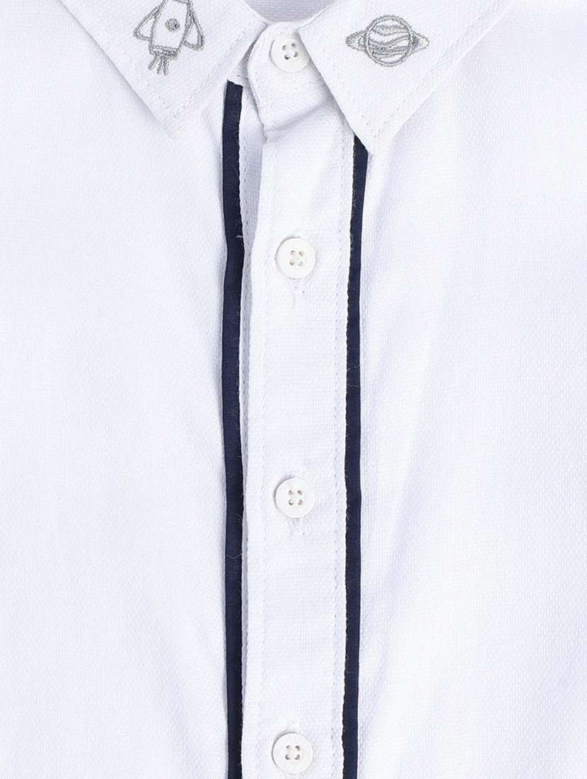 white cotton shirt - 21188289 -  Standard Image - 3