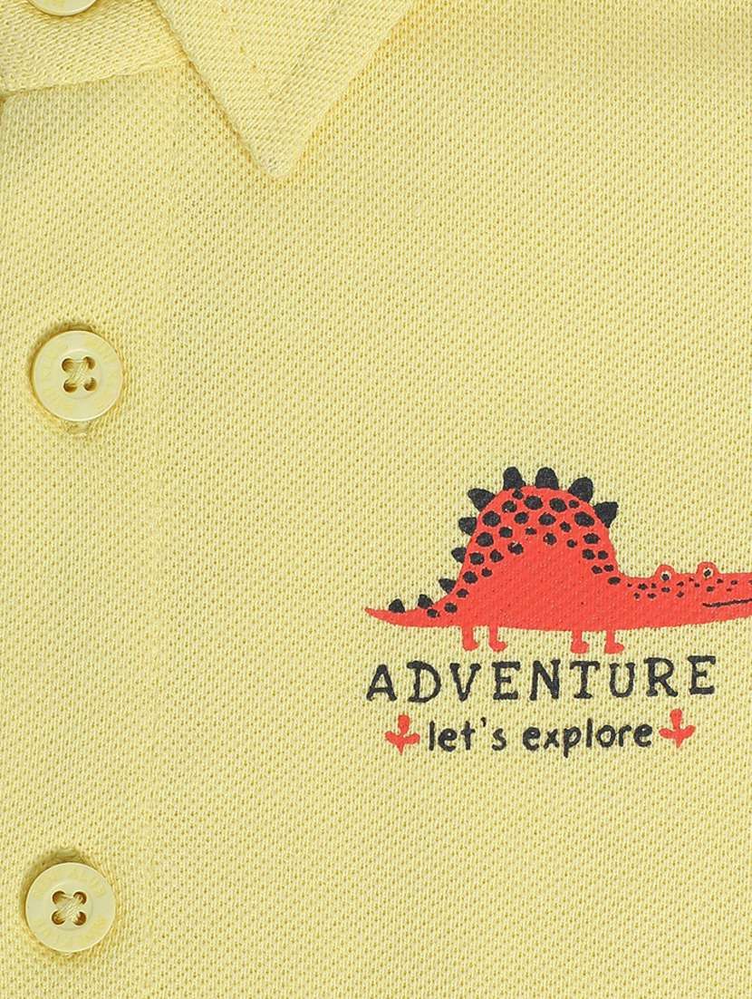 yellow cotton shirt - 21188299 - Standard Image - 3