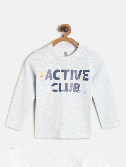kids round neck printed t-shirt - 21188702 - Standard Image - 0
