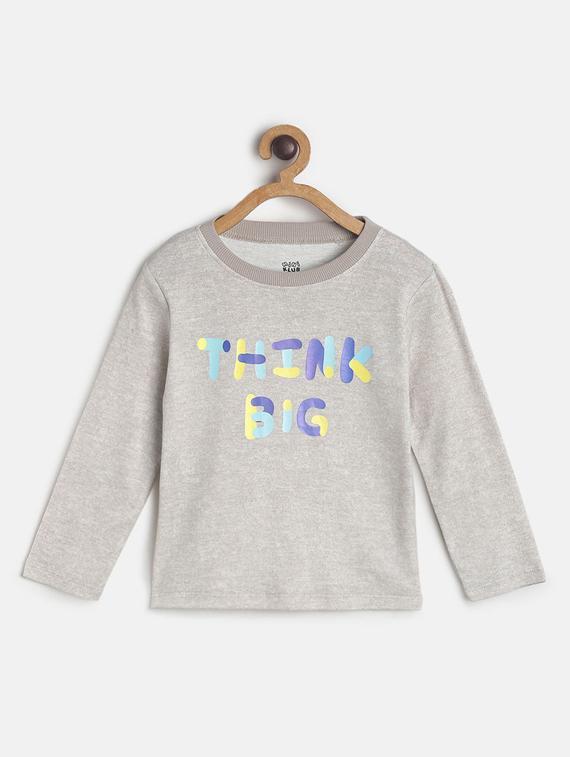 kids round neck printed t-shirt - 21188721 -  Zoom Image - 0