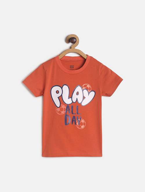 kids round neck printed t-shirt - 21188729 -  Standard Image - 0