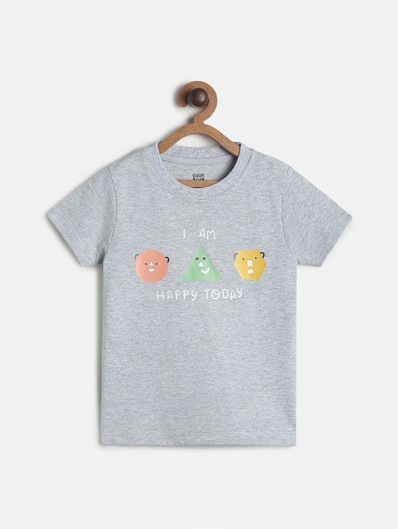 boy's round neck printed t-shirt - 21188794 - Zoom Image - 0