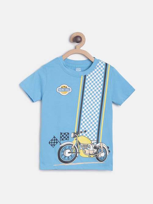 kids round neck printed t-shirt - 21188805 - Standard Image - 0