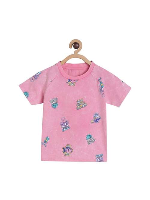 kids round neck printed t-shirt - 21188814 -  Standard Image - 0