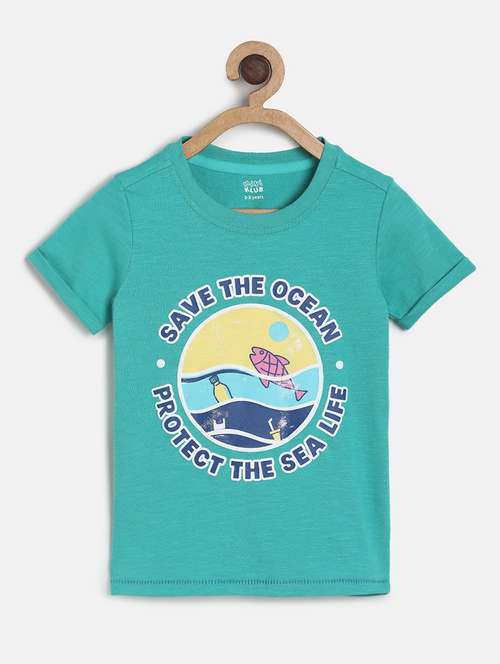 kids round neck printed t-shirt - 21188815 -  Standard Image - 0