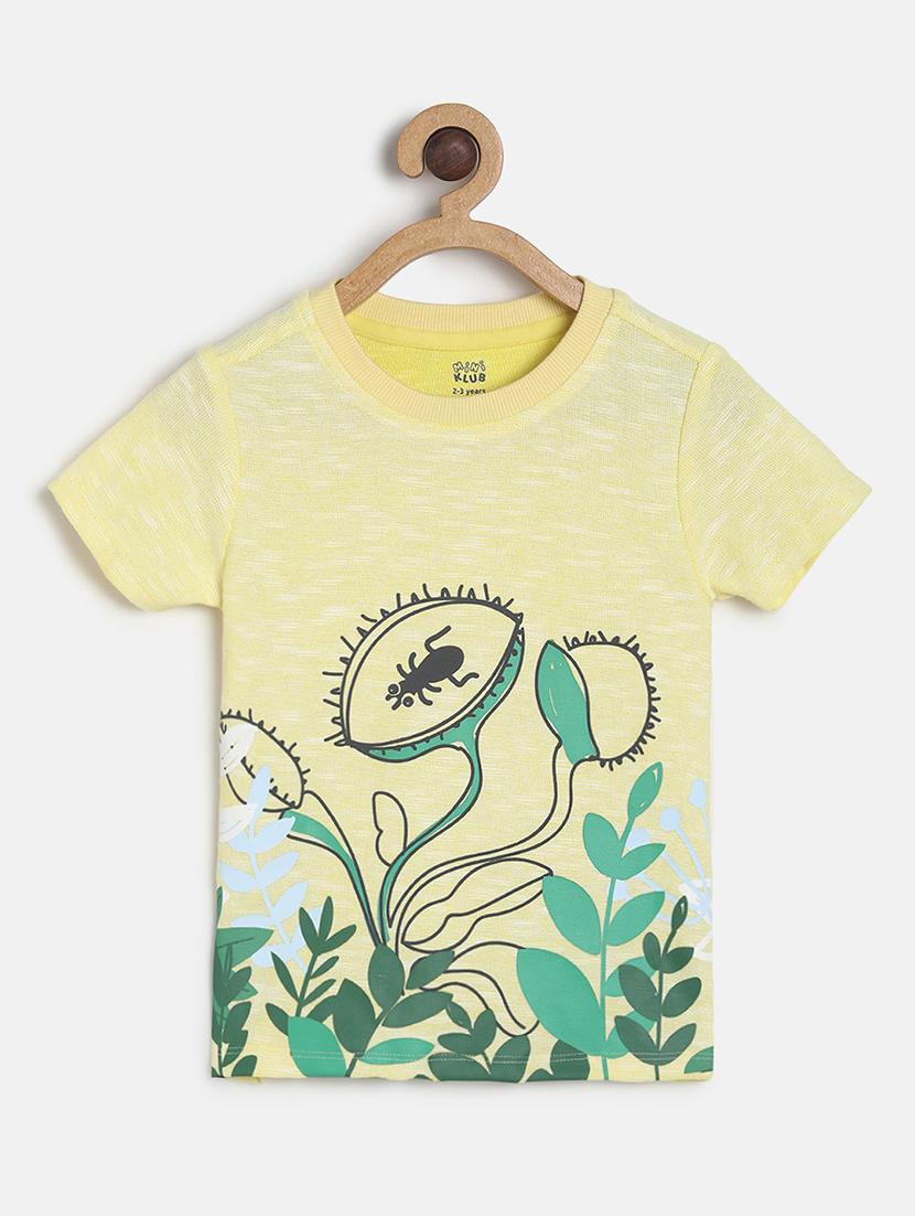 kids round neck printed t-shirt - 21188821 - Zoom Image - 0