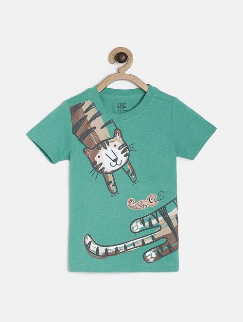 kids round neck printed t-shirt - 21188948 - Standard Image - 0
