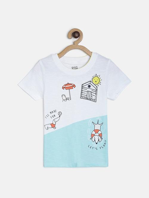 kids round neck printed t-shirt - 21188965 -  Standard Image - 0
