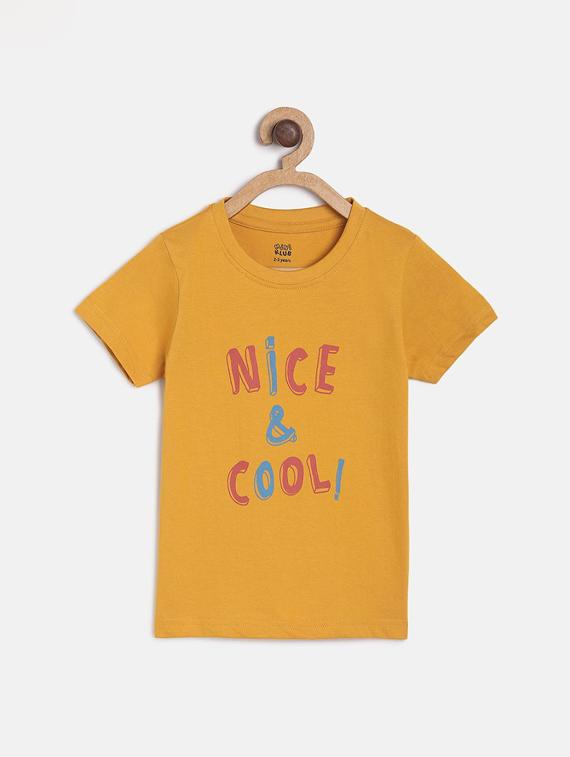 kids round neck printed t-shirt - 21188971 -  Zoom Image - 0