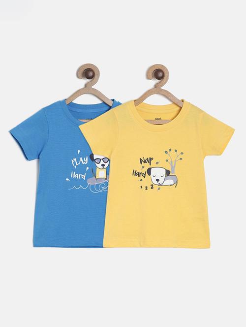 kids round neck combos t-shirts - 21189030 - Standard Image - 0