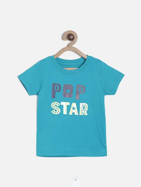 blue cotton tshirt - 21189034 - Standard Image - 3