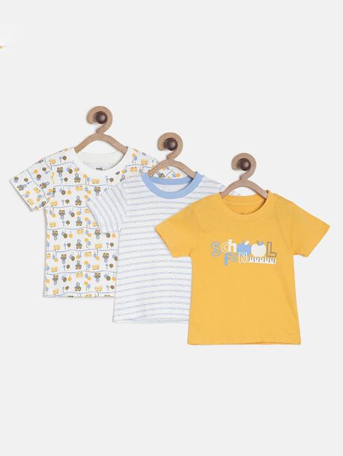 kids round neck combos t-shirts - 21189055 - Standard Image - 0