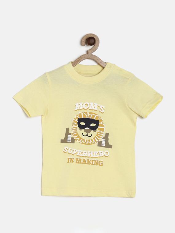 kids round neck printed t-shirt - 21189079 - Zoom Image - 0