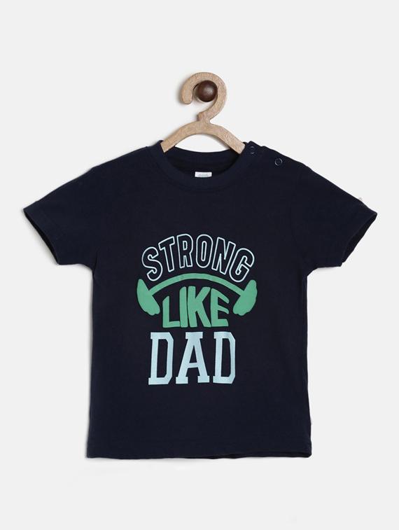 kids round neck printed t-shirt - 21189087 - Zoom Image - 0