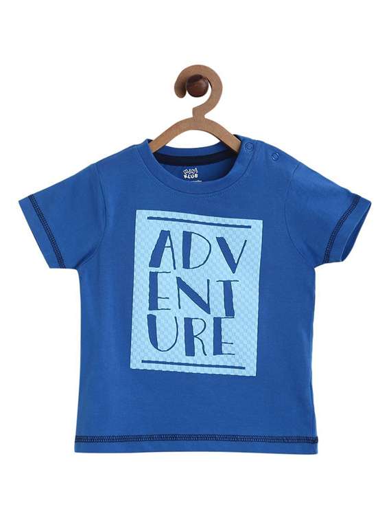 blue cotton blend t-shirt - 21189261 - Zoom Image - 0