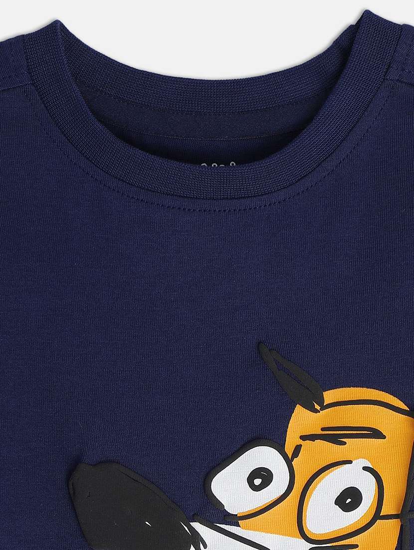 kids round neck printed t-shirt - 21190012 -  Standard Image - 3