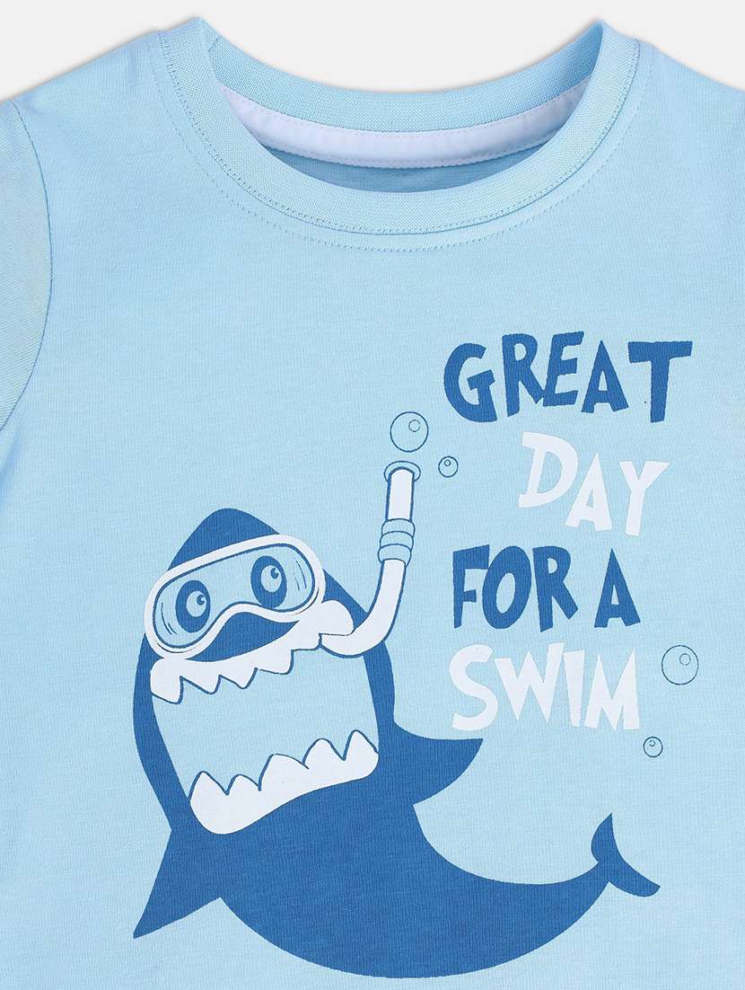 boy's round neck printed t-shirt - 21190062 -  Standard Image - 3