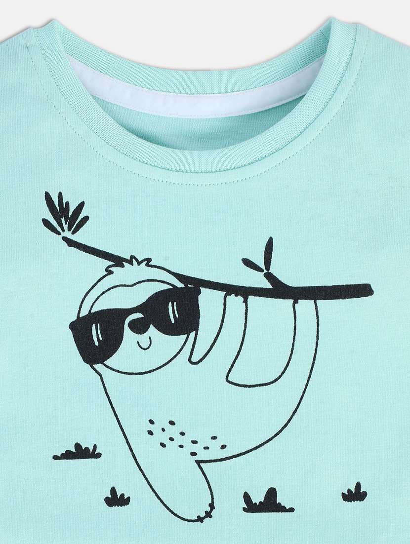 boy's round neck printed t-shirt - 21190065 -  Standard Image - 3
