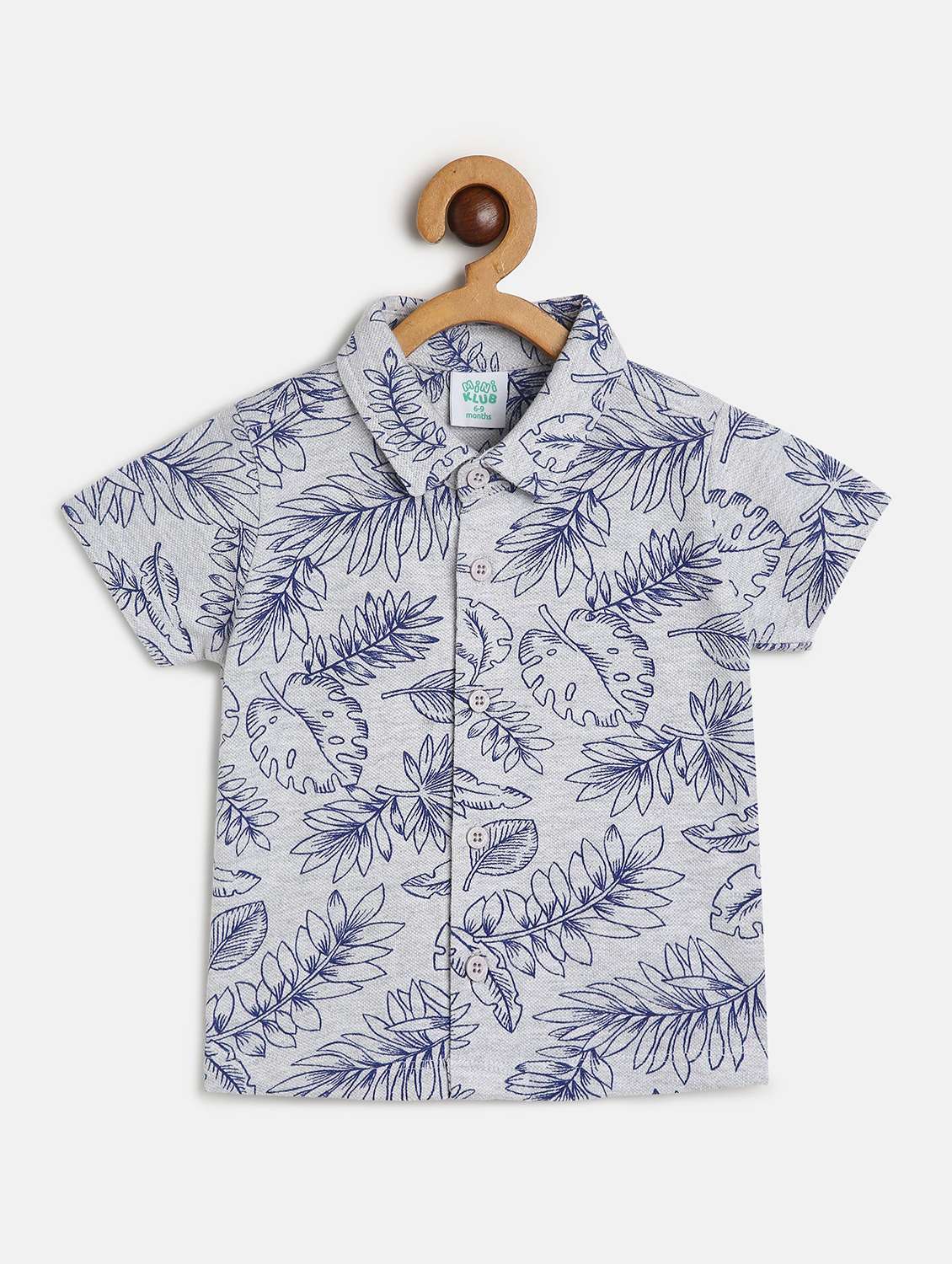 boys grey printed casual t-shirt - 21190136 - Zoom Image - 0