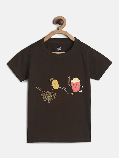kids round neck printed t-shirt - 21190179 -  Standard Image - 0