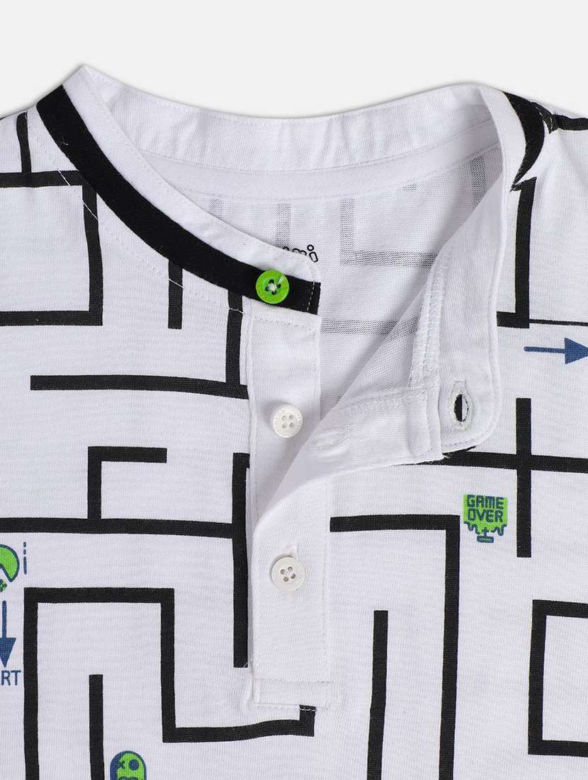 boy's round neck printed t-shirt - 21190211 -  Standard Image - 3