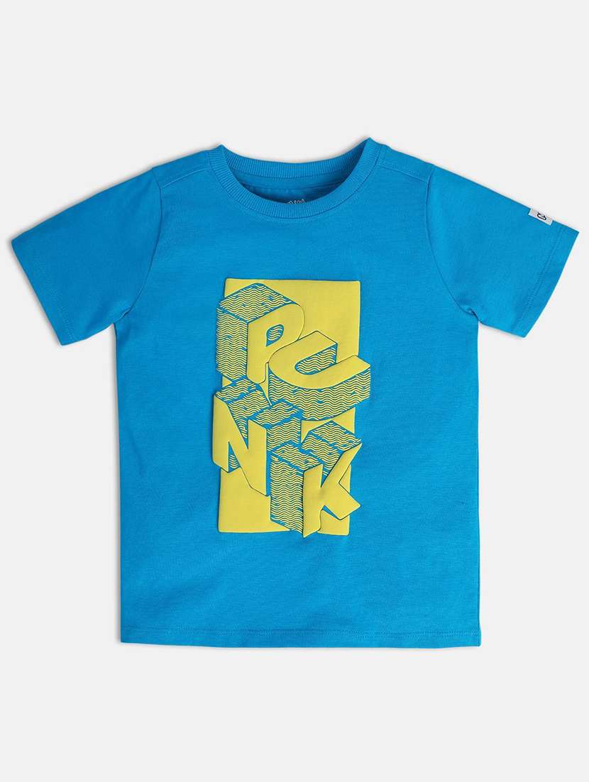 boy's round neck printed t-shirt - 21190218 - Zoom Image - 0