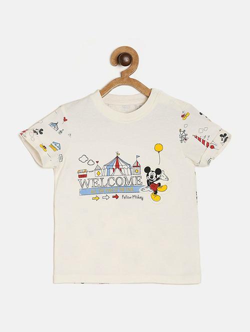 boy's round neck printed t-shirt - 21190382 -  Standard Image - 0