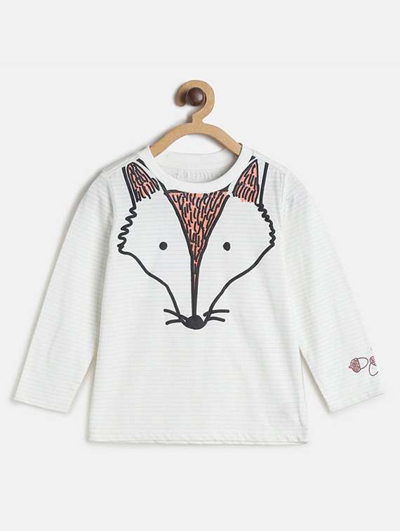 kids round neck cotton t-shirt - 21190412 -  Zoom Image - 0