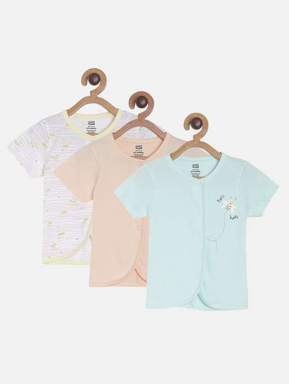 pack of 3 multi colored regular tee