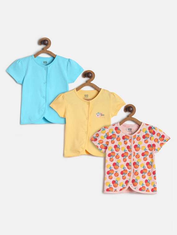 girls pack of 3 cotton tee - 21191181 - Zoom Image - 0
