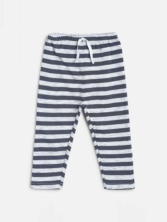 boys grey stripes casual trouser - 21191287 - Zoom Image - 0