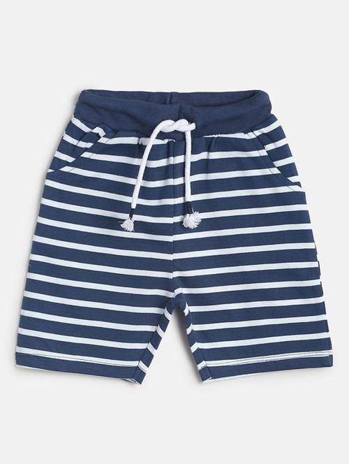 kids striped mid rise shorts - 21191303 -  Standard Image - 0