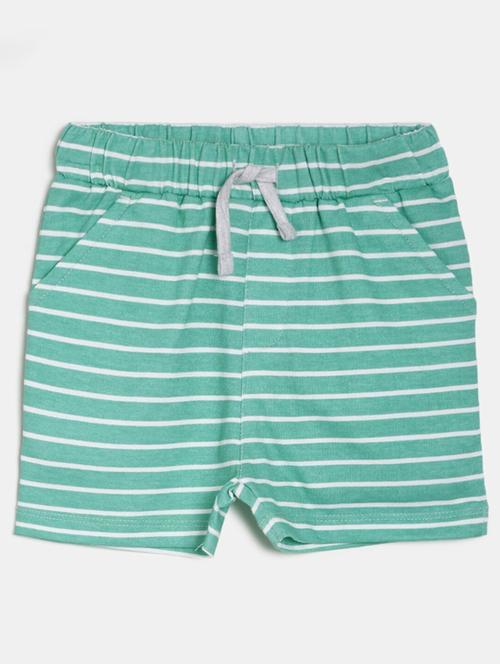 kids striped mid rise shorts - 21191365 - Standard Image - 0