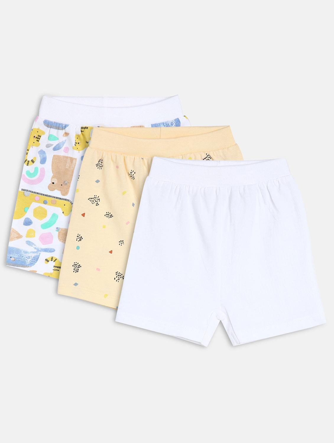 kids pack of 3 cotton shorts - 21191625 -  Zoom Image - 0