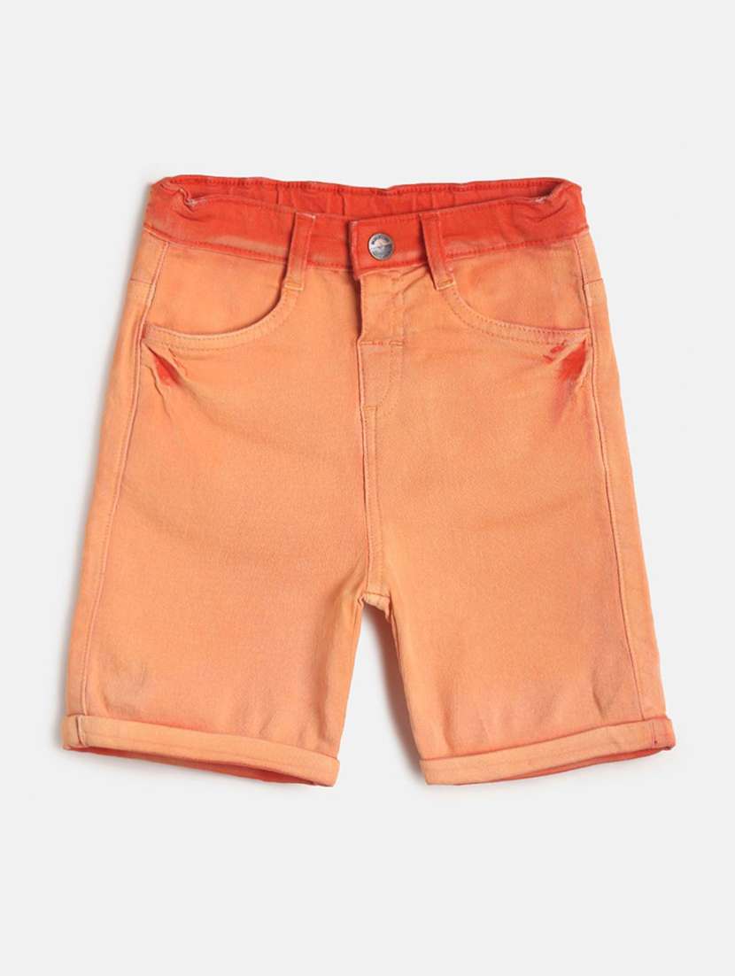 orange cotton shorts - 21191703 - Zoom Image - 0