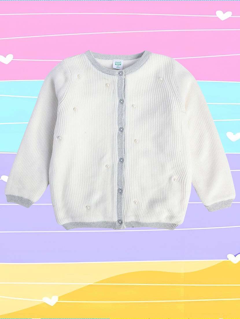 girls long sleeve self-designed sweater 
