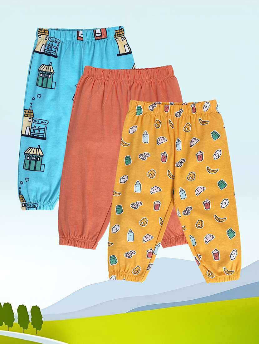 pack of 3 printed trousers - 21192690 - Zoom Image - 0