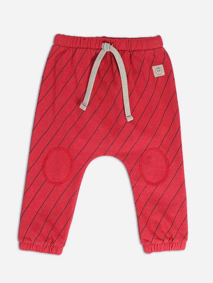 red cotton casual trouser - 21192708 - Zoom Image - 0