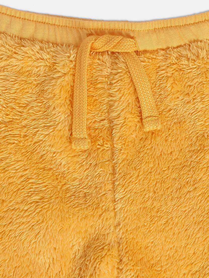yellow cotton blend casual trouser - 21192842 - Standard Image - 3