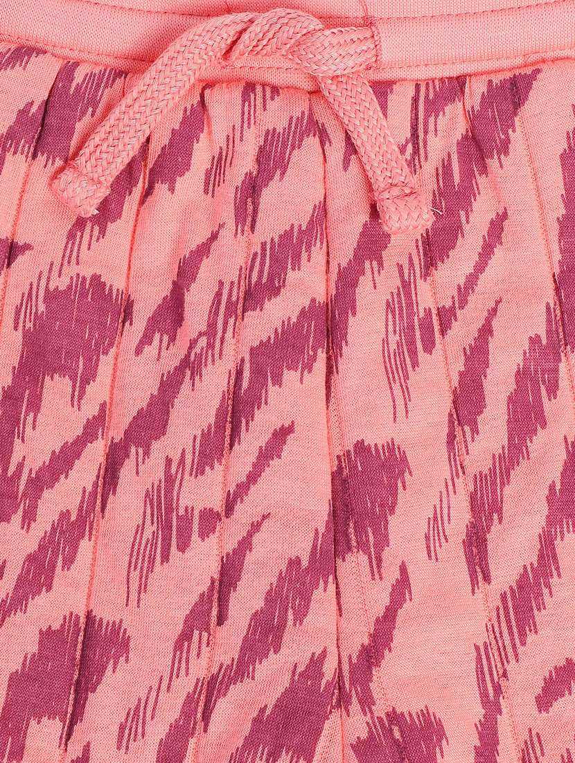 pink cotton blend casual trouser - 21192843 - Standard Image - 3