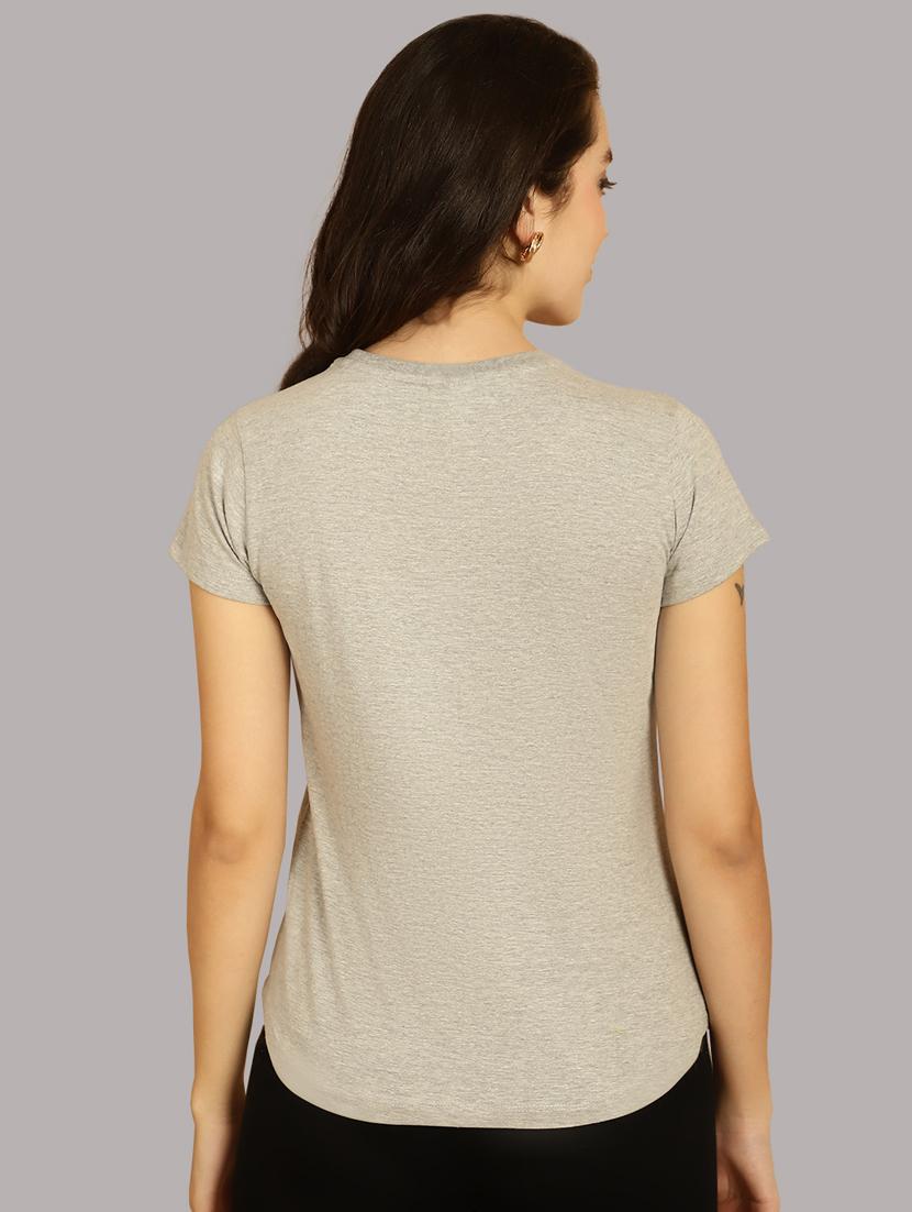 grey cotton regular tshirt - 21193547 - Standard Image - 3