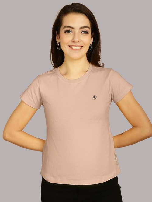 coral cotton regular tshirt - 21193557 - Standard Image - 0