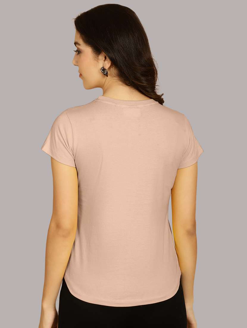 coral cotton regular tshirt - 21193557 - Standard Image - 3