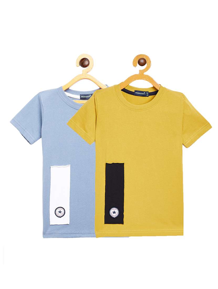 boys pack of 2 cotton t-shirt - 21193723 - Zoom Image - 0