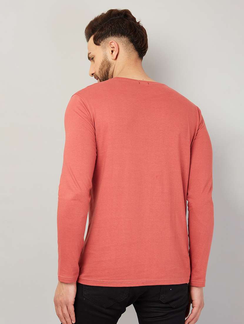 men round neck long sleeves t-shirt - 21194057 - Standard Image - 3